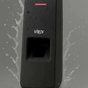 Virdi AC-2000 Fingerprint & Card Access Control Terminal with Bluetooth Mobile Key, IP65 Waterproof, Fake Finger Detection – فيردي AC-2000 جهاز بصمة وبطاقة مع مفتاح بلوتوث ومقاوم للماء IP65